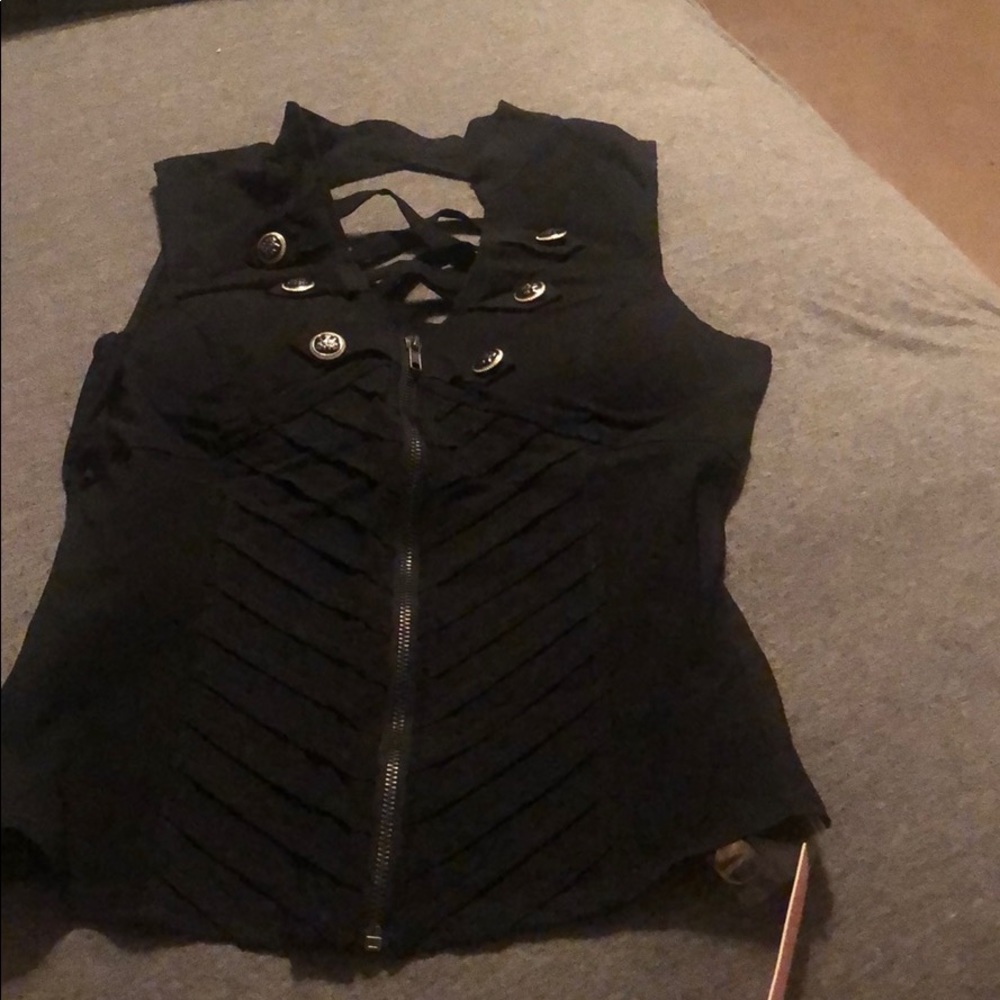 Zip up corset
